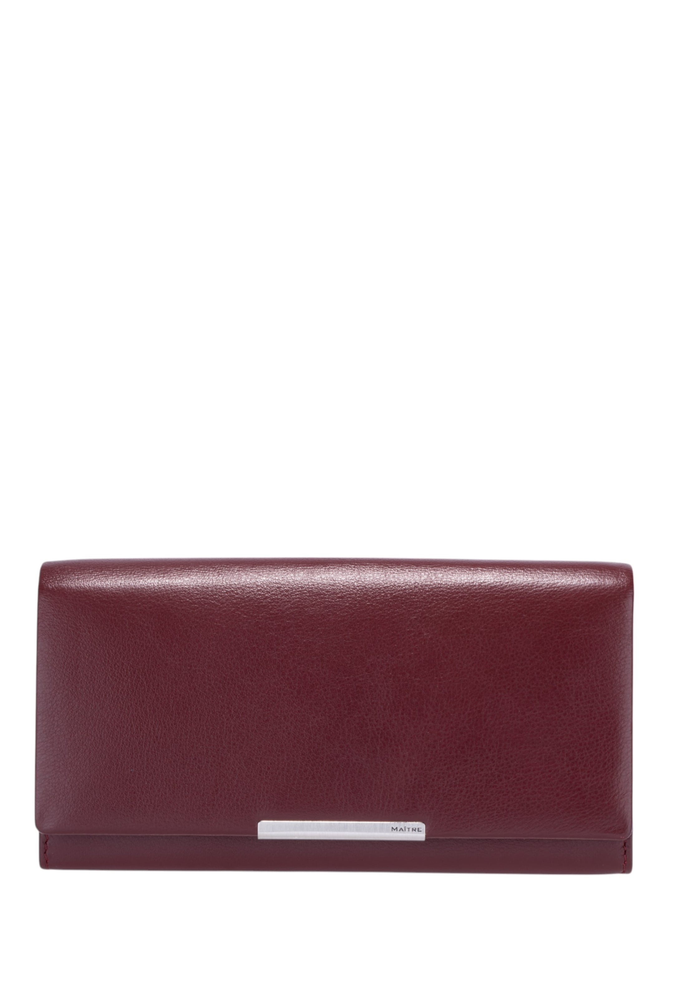 Maître Portemonnee 'Belg Diedburg' in Rood: voorkant