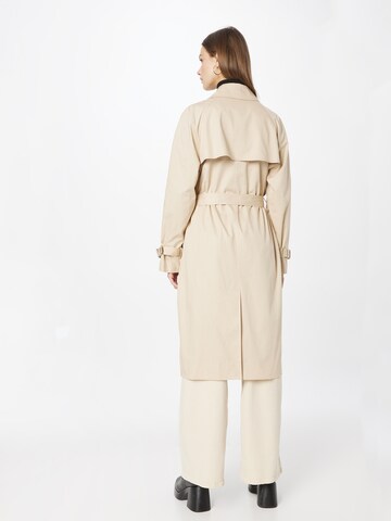 Calvin Klein Between-Seasons Coat in Beige