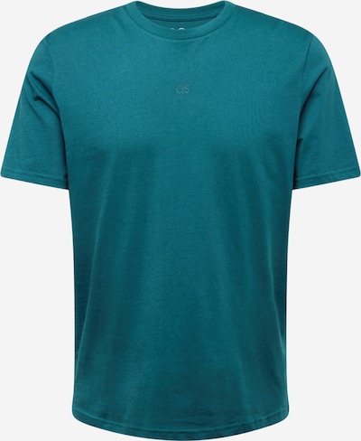 QS T-Shirt en bleu cyan, Vue avec produit