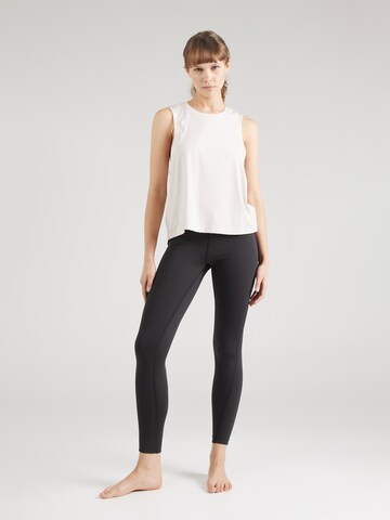 ADIDAS PERFORMANCE Top sportowy 'Studio' w kolorze beżowy