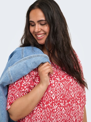 ONLY Carmakoma Blouse 'CARVIWI' in Red