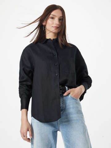 Camicia da donna di Calvin Klein in nero: frontale