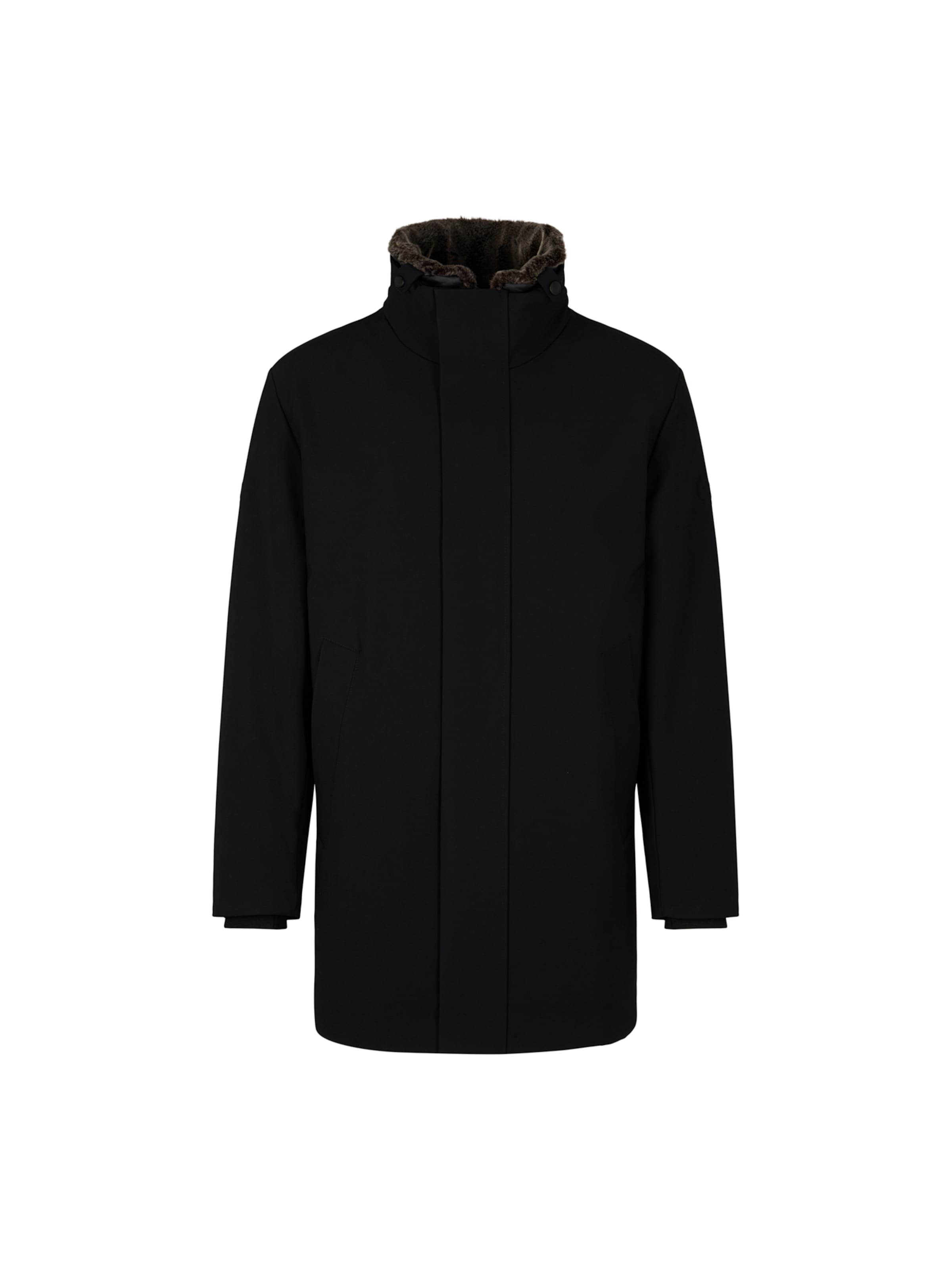 STRELLSON Tussenparka in Zwart: voorkant