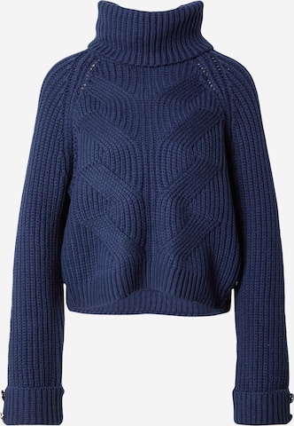 GUESS Пуловер 'LOIS' в синьо: отпред