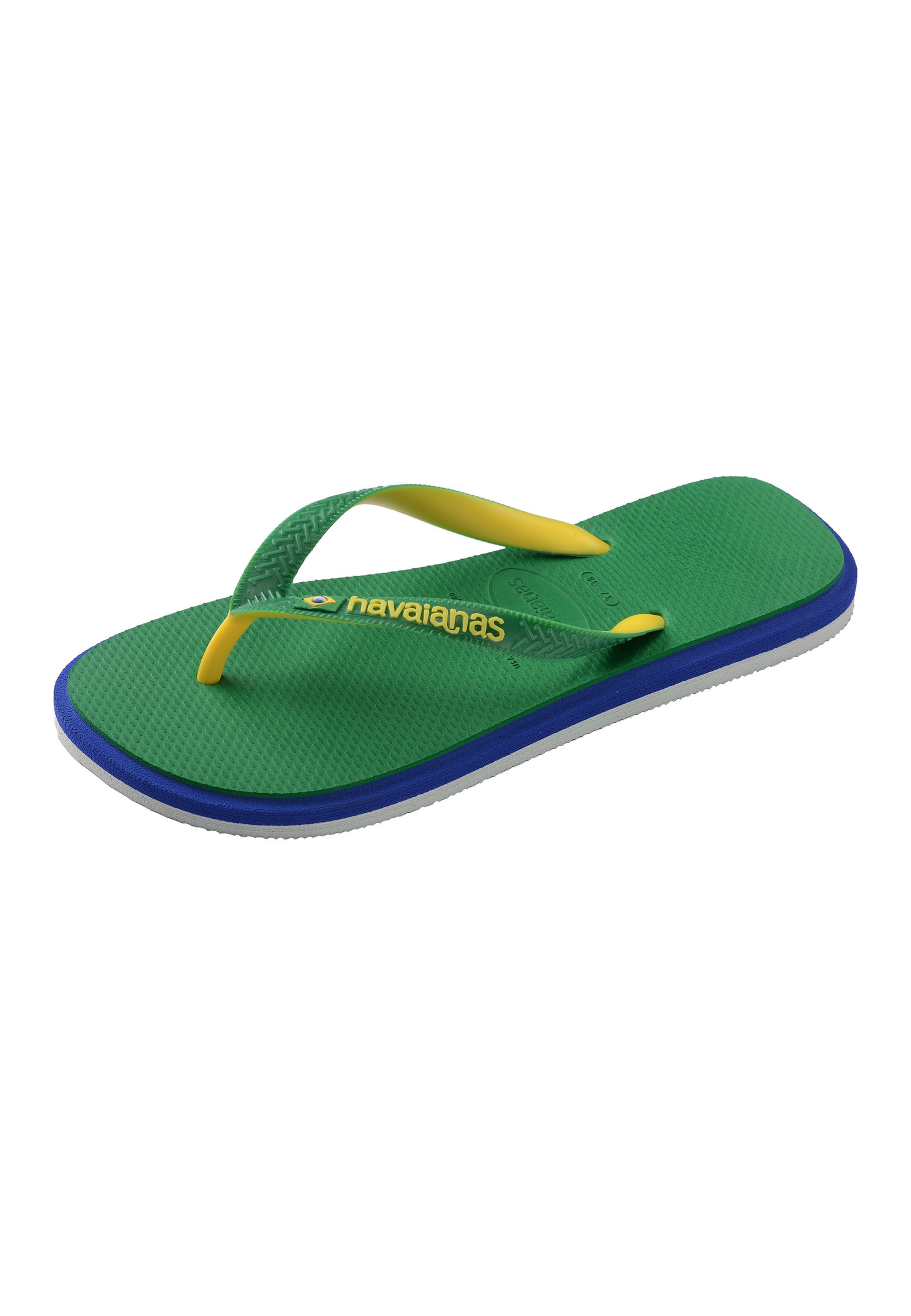 Zoccoletto 'Brasil' di HAVAIANAS in verde: frontale