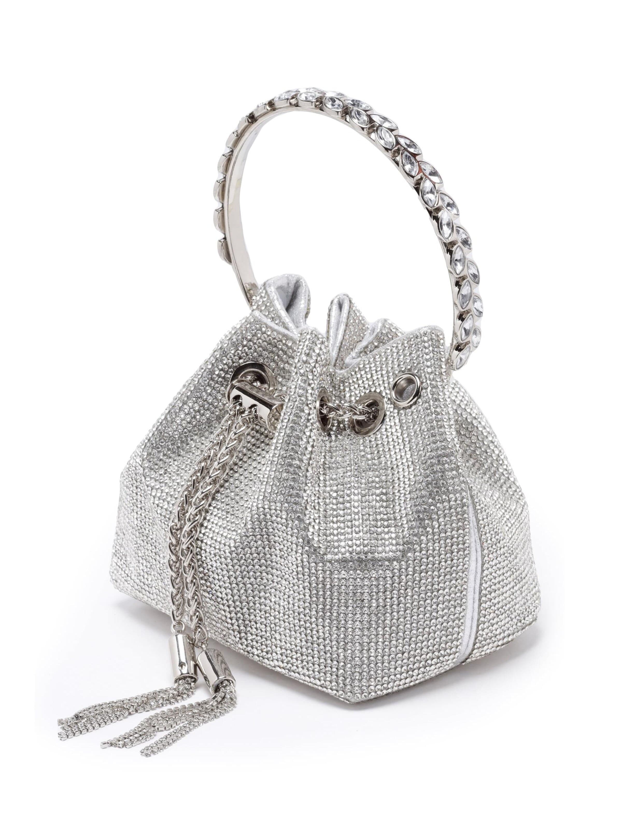 Borsa a mano 'Elvaris' di AVANT-GARDE PARIS in argento