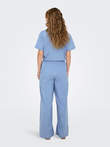 ONLY Wide leg Broek 'ONLNova' in Blauw
