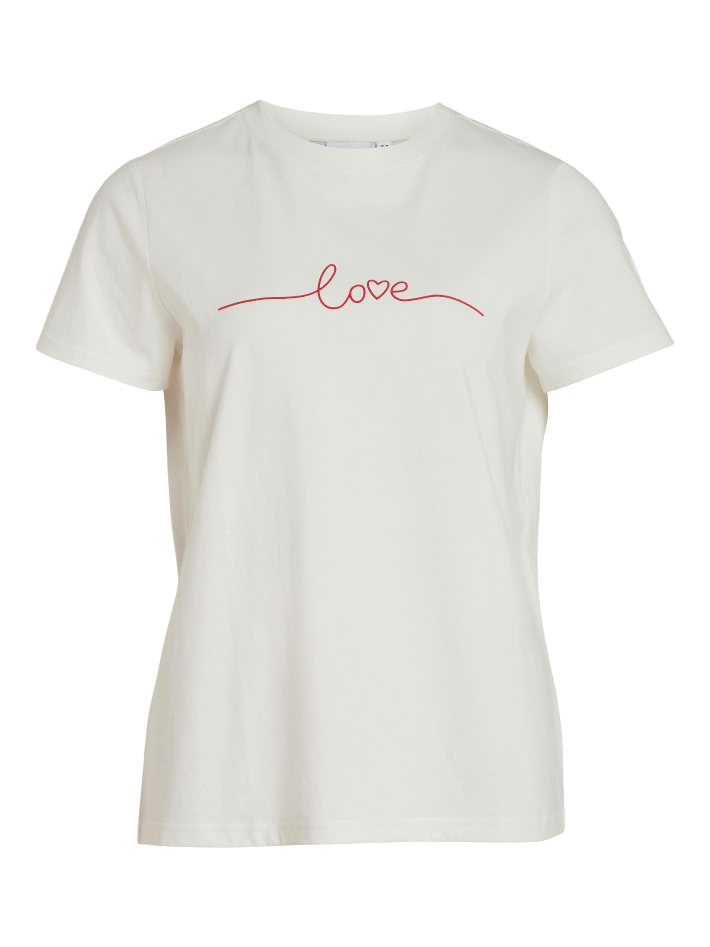 VILA - Camiseta 'PURE' en blanco: frente