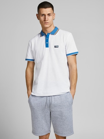 JACK & JONES Poloshirt in Weiß: predná strana