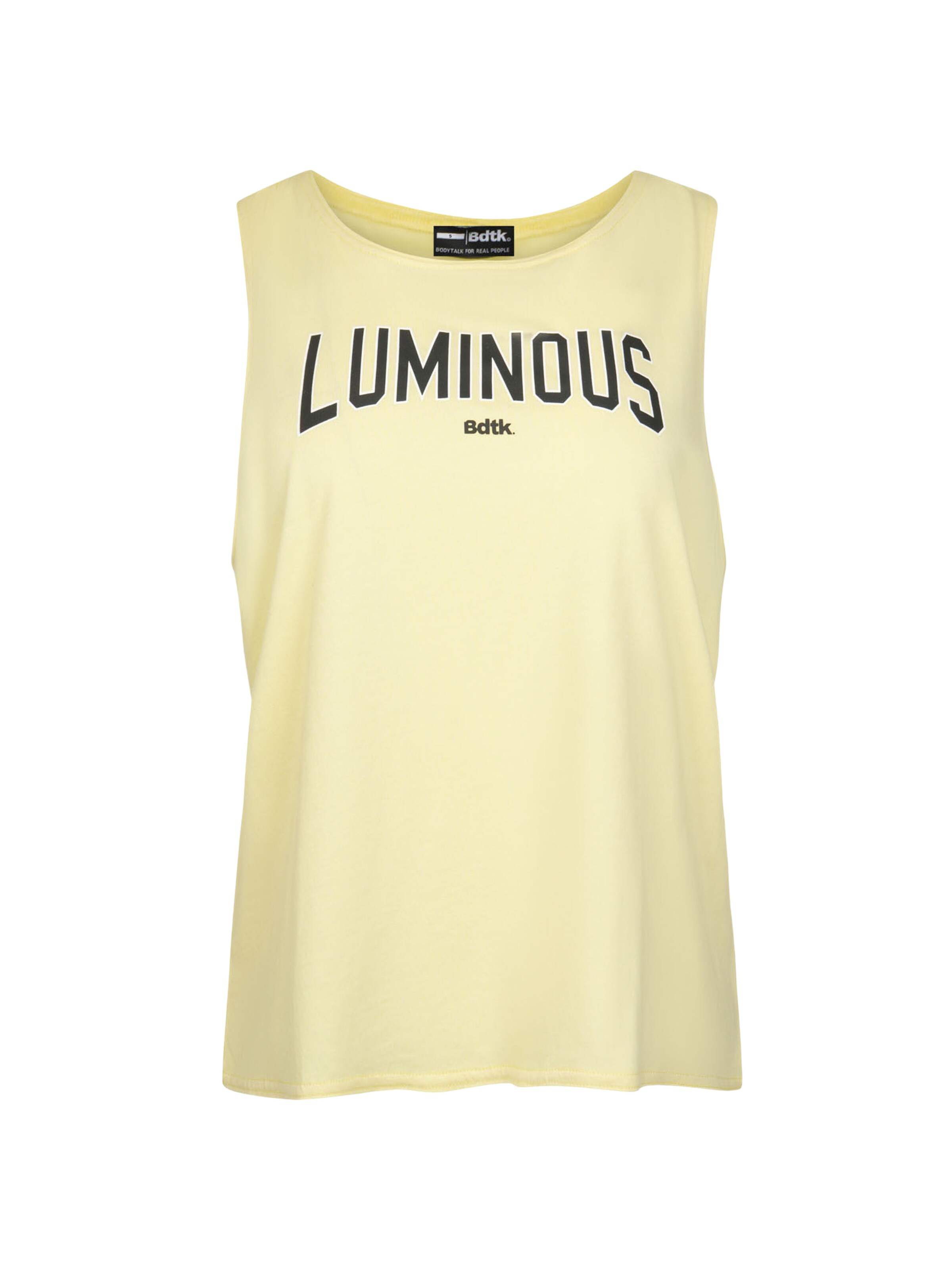 Bdtk Sports Top 'LUMINOUS' in Yellow: front
