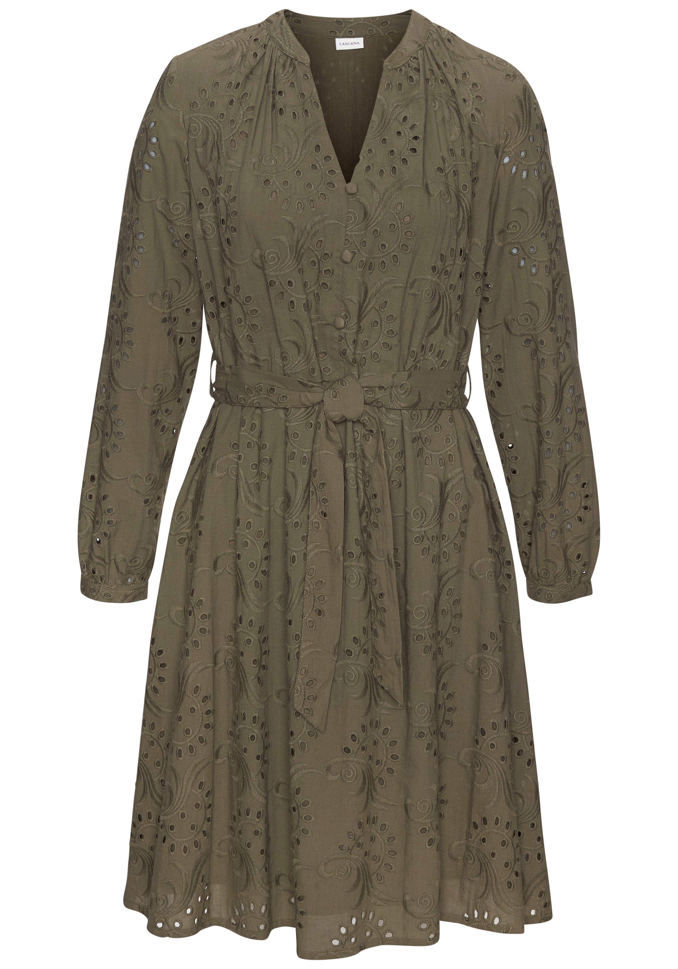 LASCANA Klänning i grön: framsida