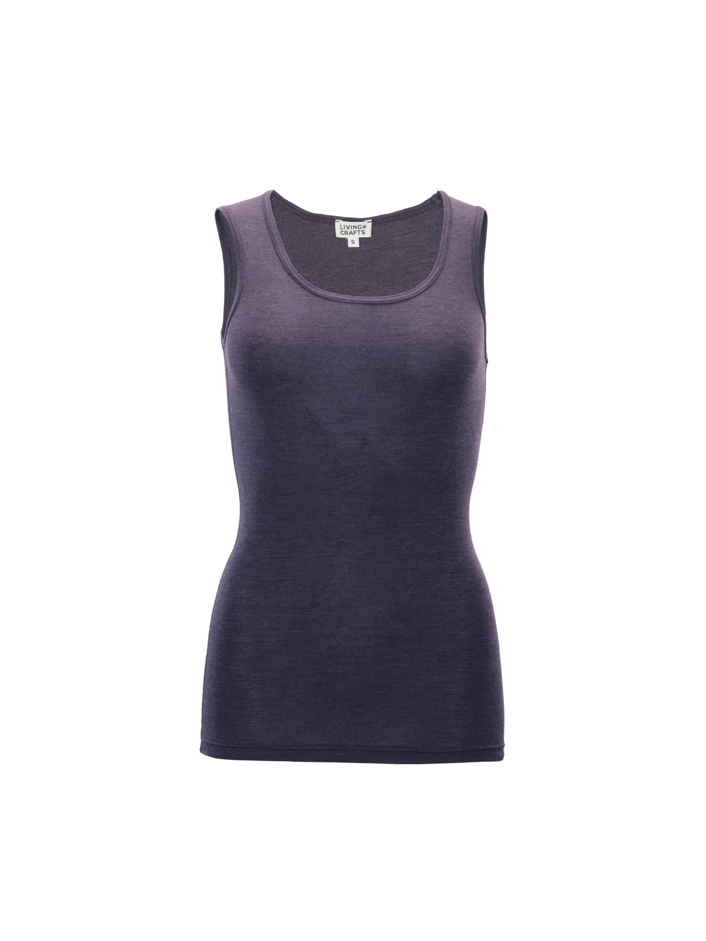 Living Crafts Undershirt 'BERYL' in Purple: front