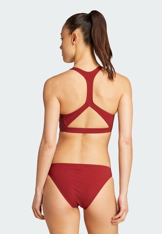 ADIDAS PERFORMANCE Bustier Športne enodelne kopalke 'Lanelux' | rdeča barva