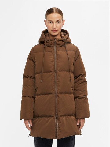 OBJECT Winter Jacket 'Louise' in Brown: front