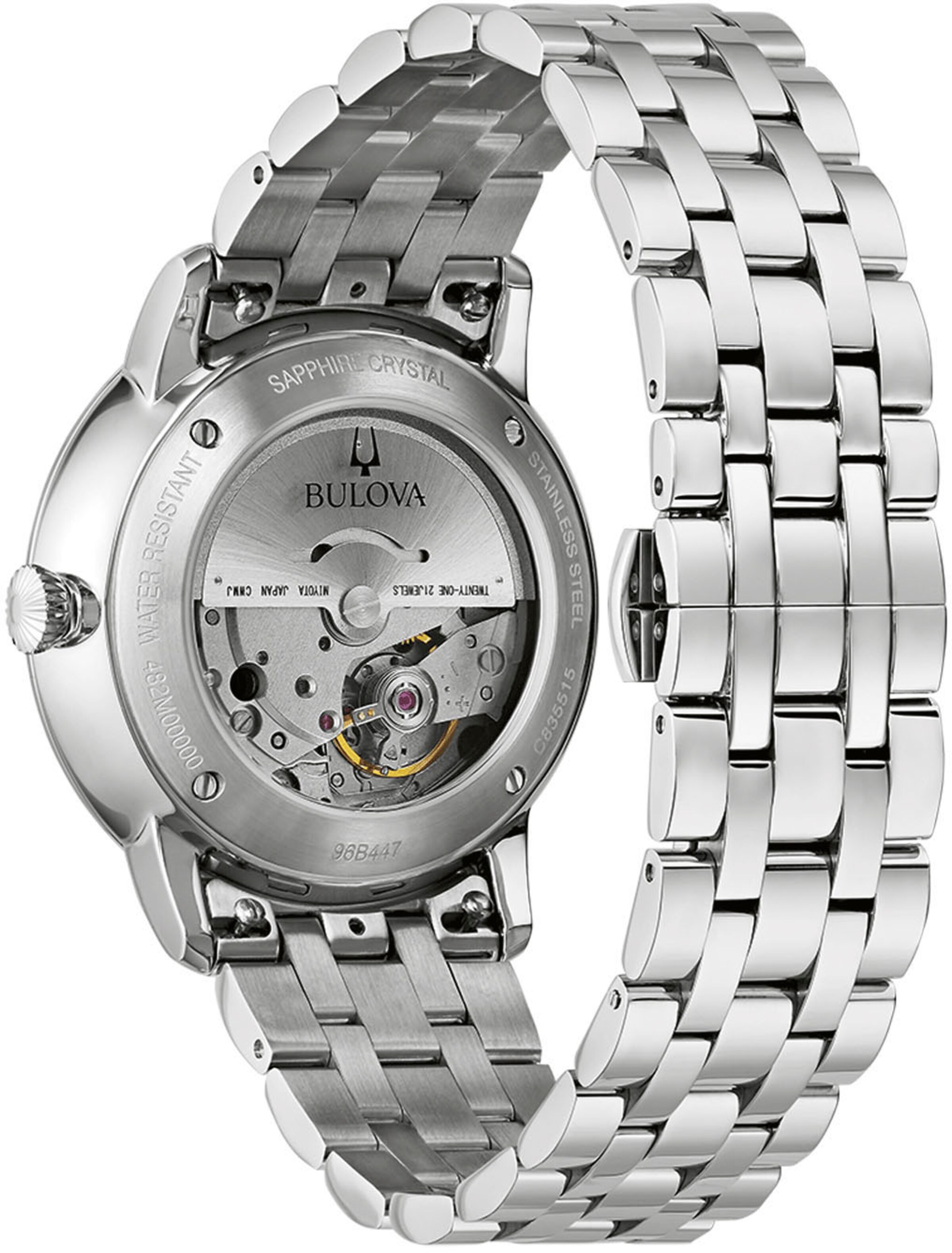 Bulova Uhr in Silber