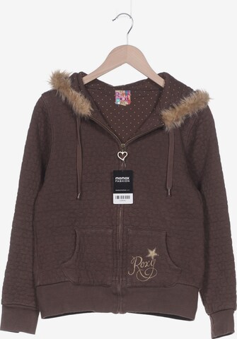 ROXY Sweatshirt & Zip-Up Hoodie in L in Brown: front