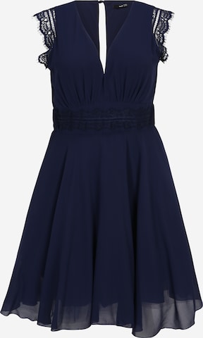 TFNC Plus Dress 'VIVICA' in Blue: front