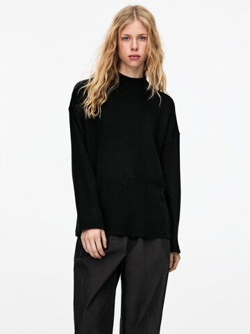Pull&Bear Pullover in Schwarz: Vorderseite