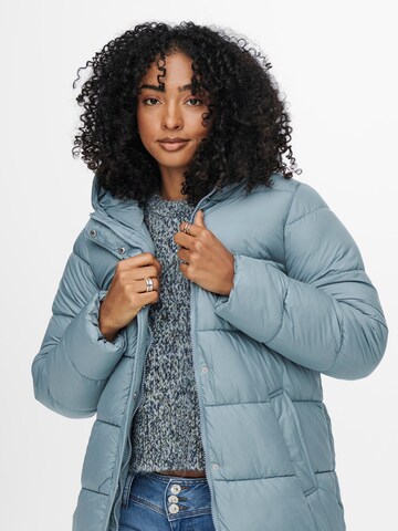 ONLY Winter Coat 'Cammie' in Blue