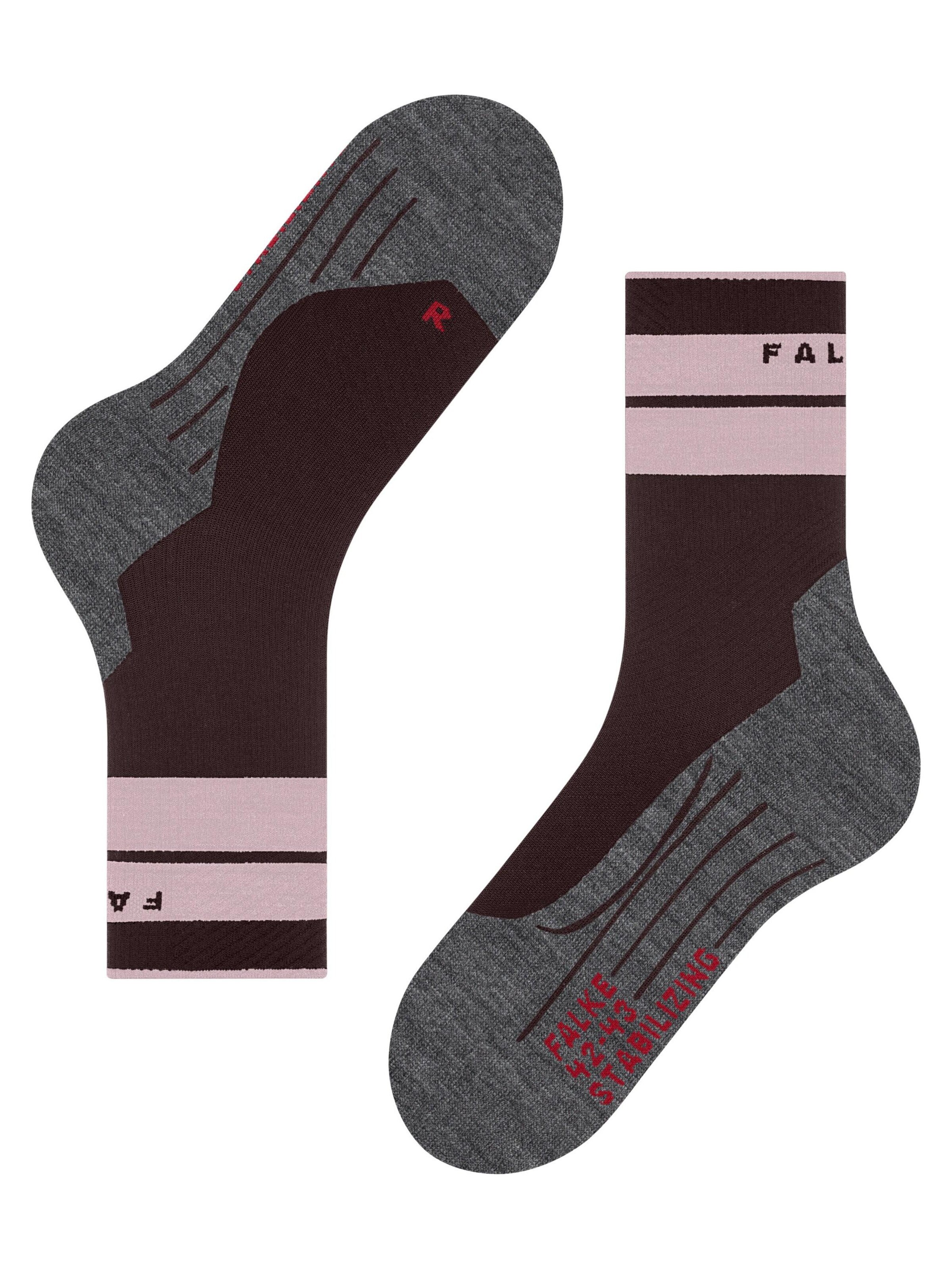FALKE Sportsocken 'TK Compression Stabilizing'‌‌‌‌‌‌‌ in Rot