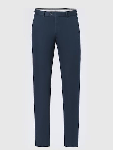 Hiltl Slimfit Chinohose 'Tourist 2.0 - Soft Cotton'‌ in Blau: Vorderseite