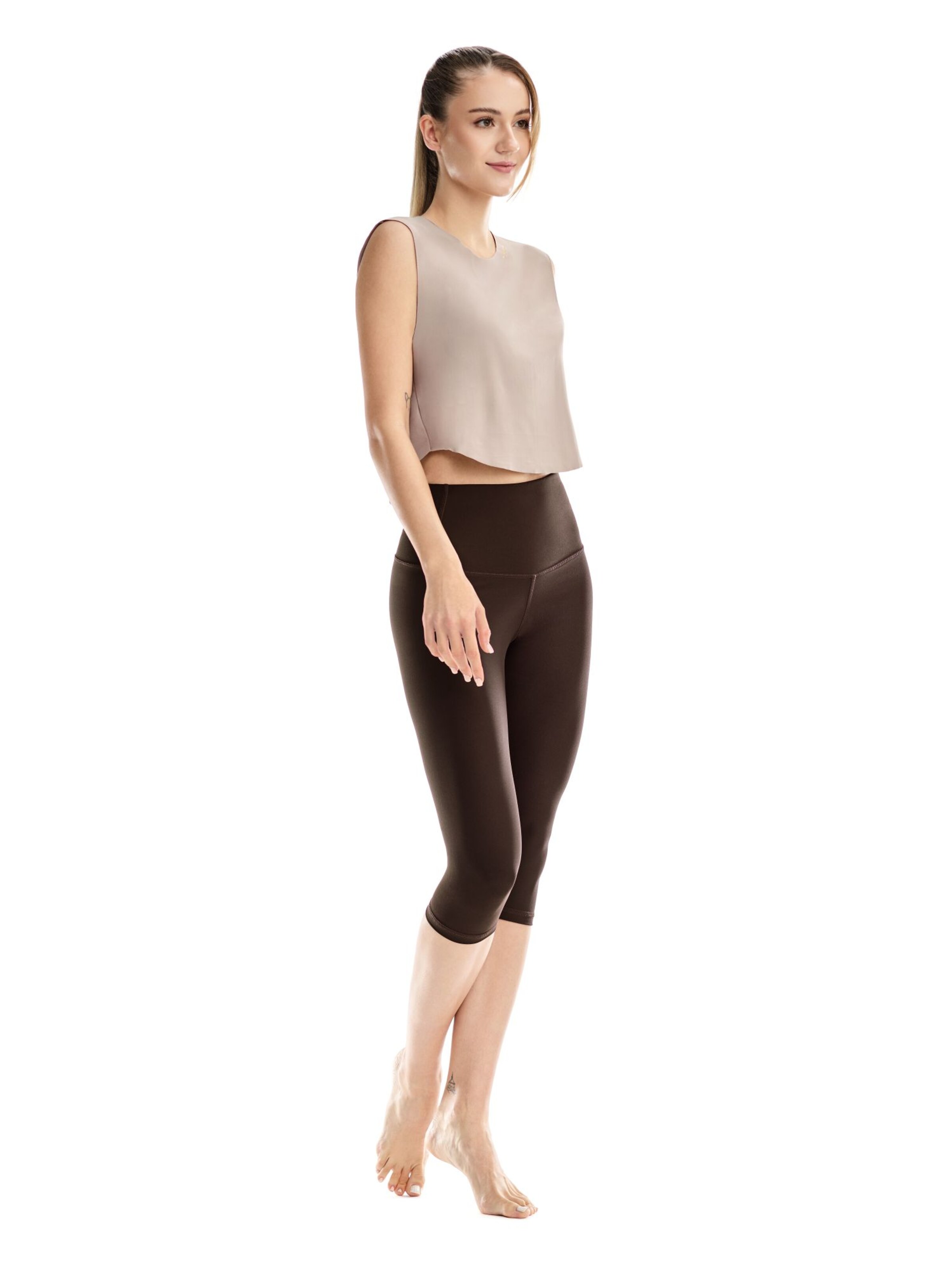 Winshape Skinny Παντελόνι φόρμας 'HWL217C' σε καφέ