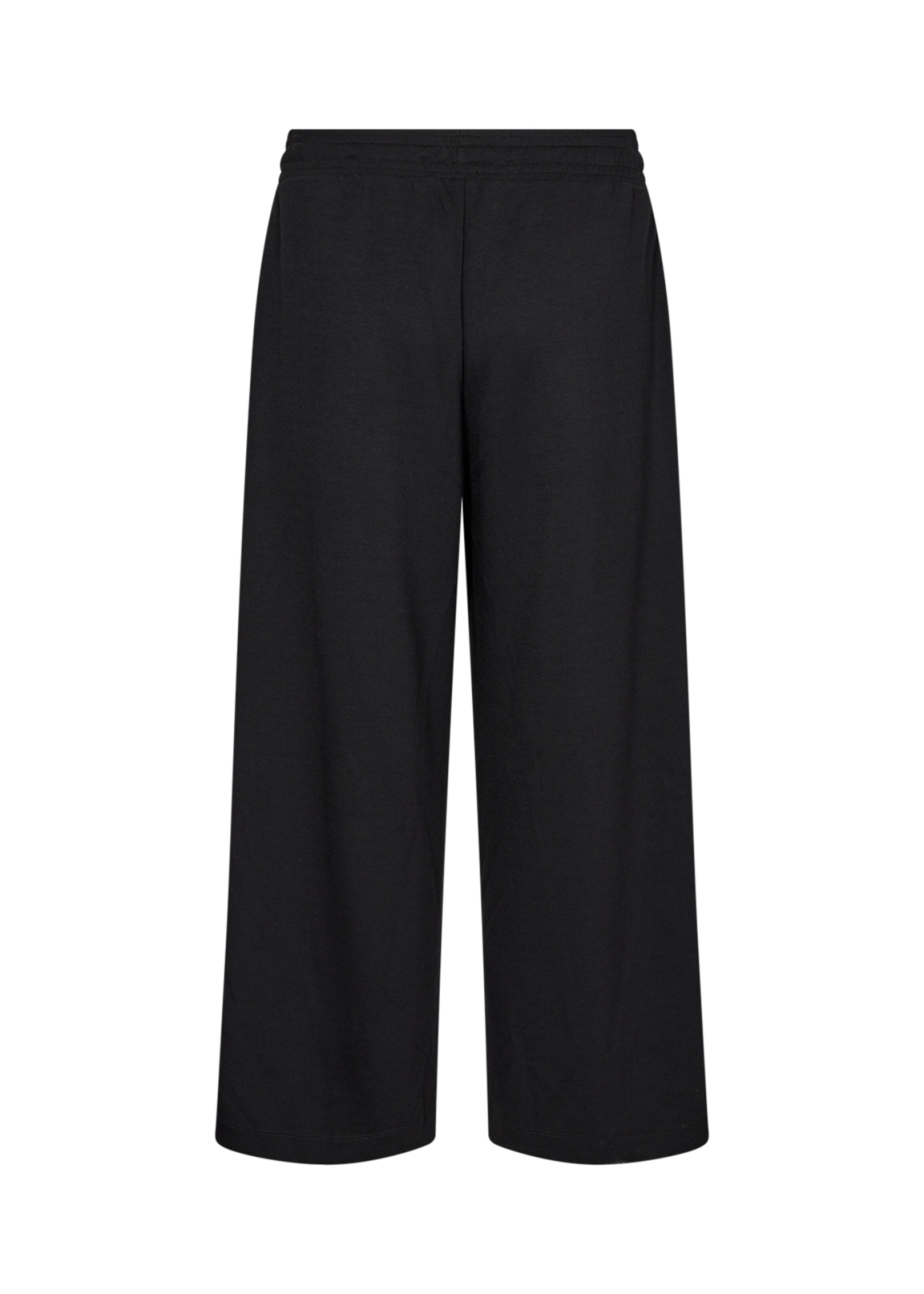 Soyaconcept - Pierna ancha Pantalón plisado 'Banu' en negro