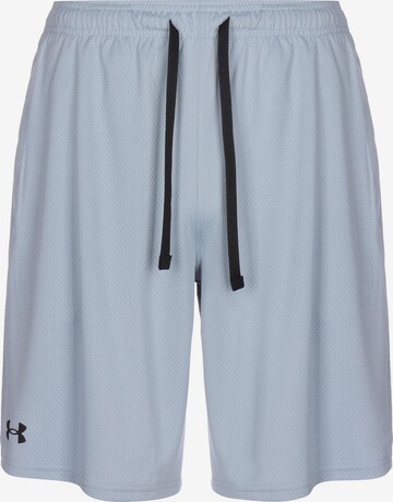 Pantalon de sport UNDER ARMOUR en bleu : devant