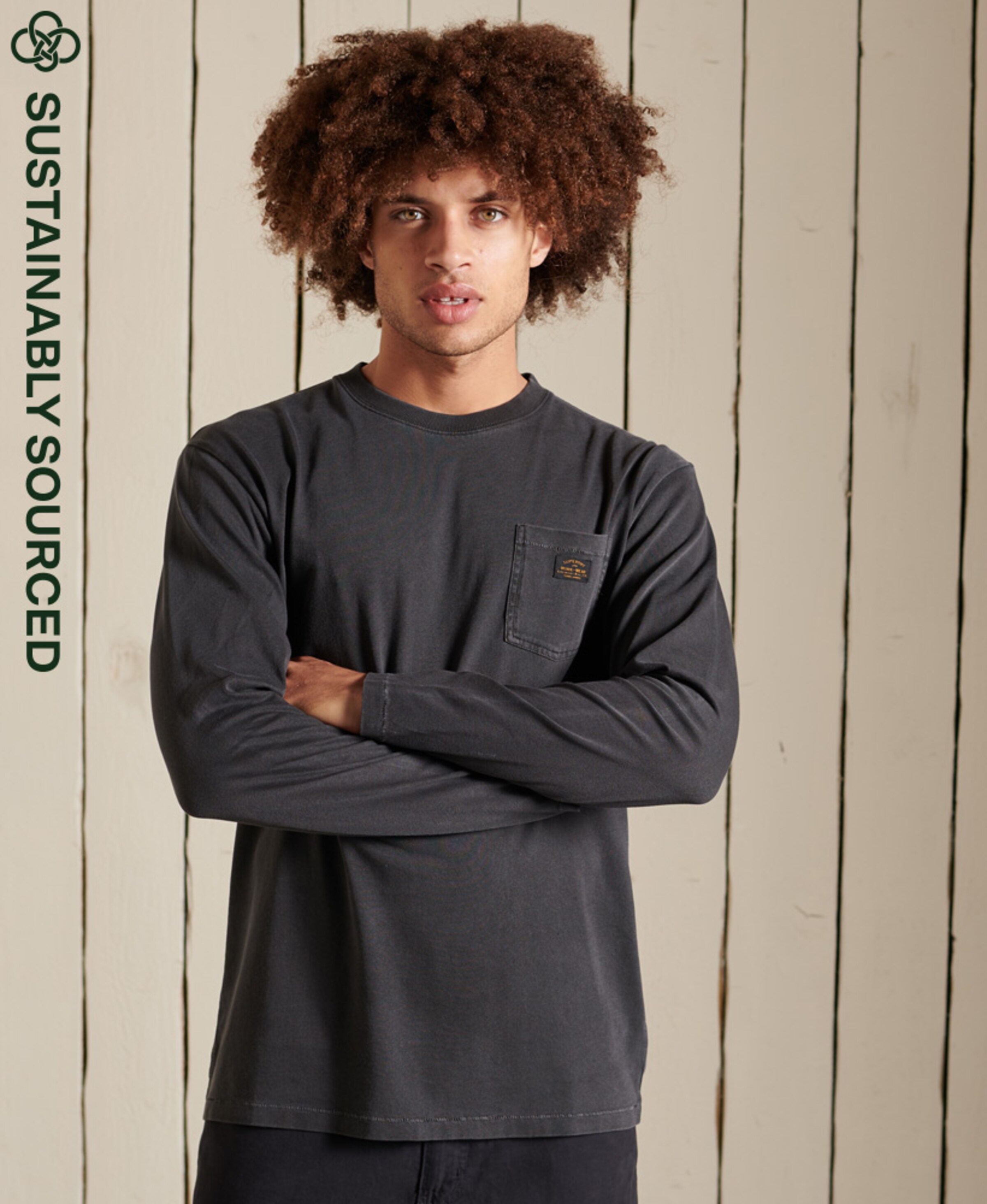 Männer Shirts Superdry Shirt in Schwarz - UF24231 Männer Shirts Superdry Shirt in Schwarz - UF24231