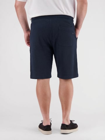 LERROS Regular Shorts mit Kordelzug in Jerseyqualität, große Größen in Blau