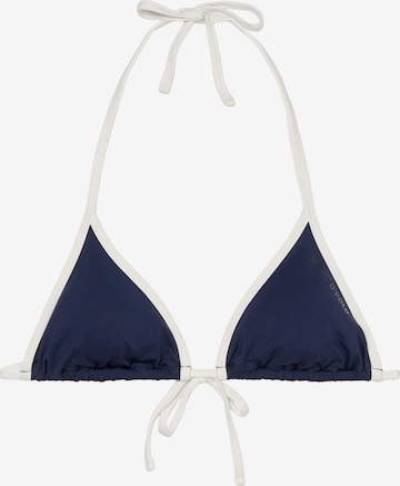 Marc O'Polo - Triángulo Top de bikini ' High Shine ' en azul: frente