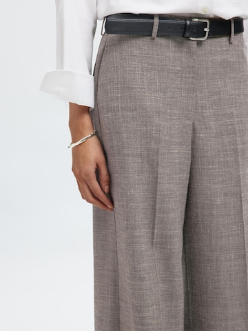 SELECTED Wide Leg Hose in Grau