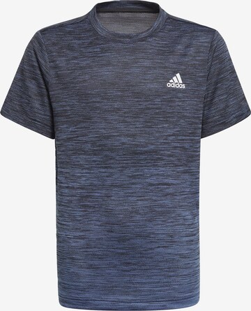 ADIDAS PERFORMANCE T-Funktionsshirt in Blau: predná strana