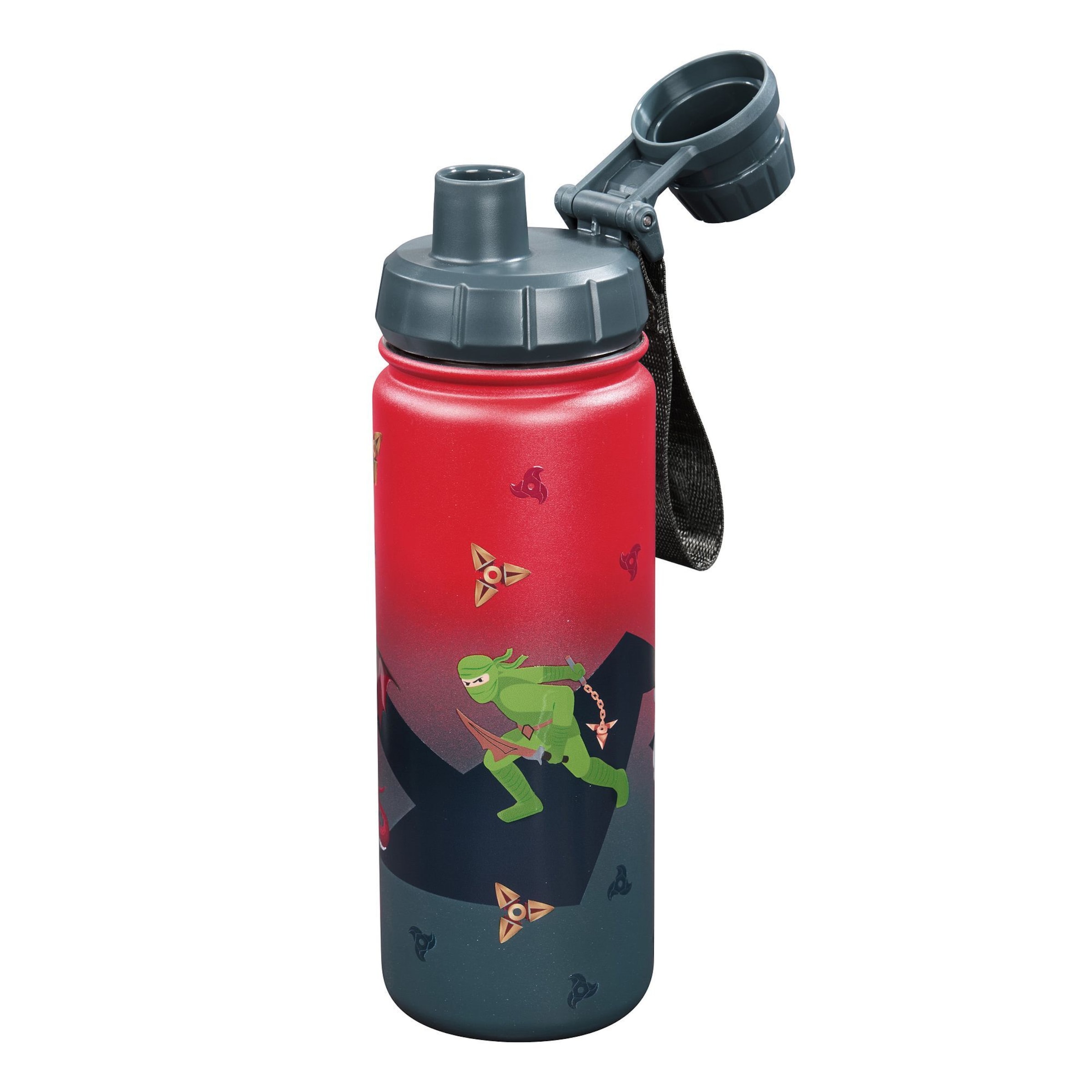 STEP BY STEP Drinking Bottle in Black