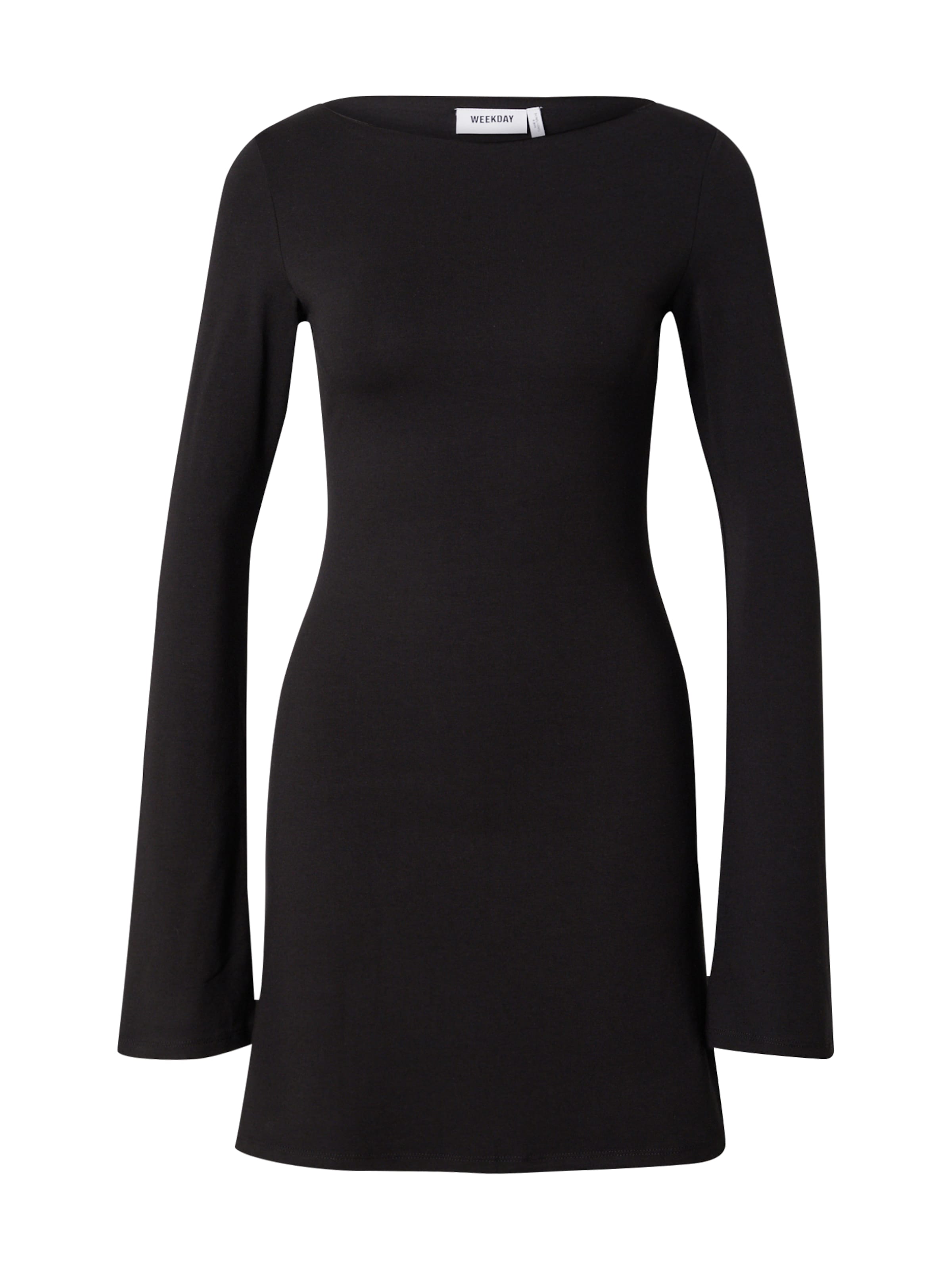 WEEKDAY Kleid 'Serena' in Schwarz: Vorderseite