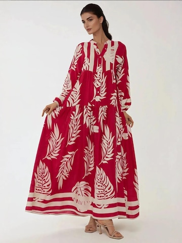 Hiccup Kleid in Rot: Vorderseite