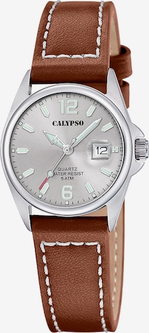 CALYPSO WATCHES Uhr in Braun: Vorderseite