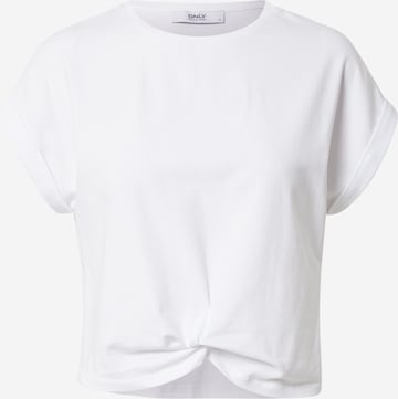 ONLY T-Shirt 'ONLReign' in Weiß: Vorderseite
