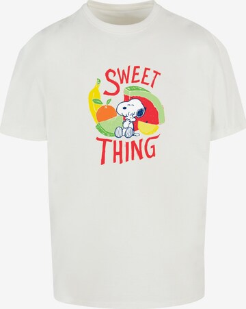 T-Shirt 'Peanuts - Sweet thing' Merchcode en blanc : devant