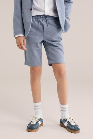 WE Fashion Обычный Штаны в Синий: спереди