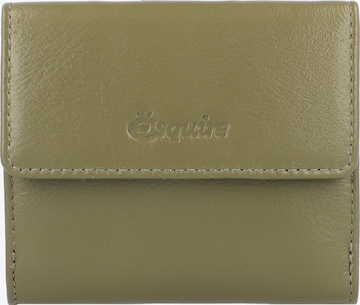 Esquire Wallet in Green: front