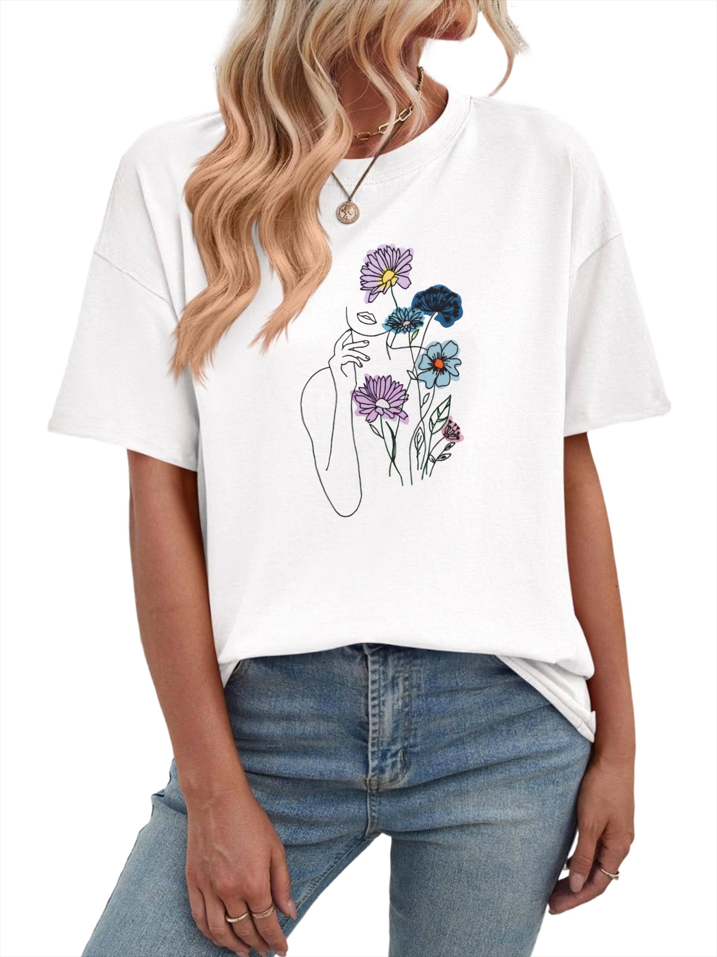 GORHEY Shirt in Weiß: Vorderseite