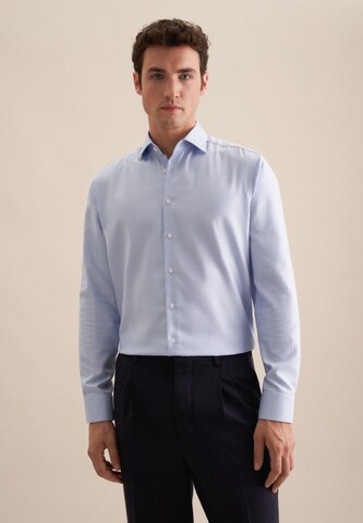 SEIDENSTICKER Regular fit Business shirt in Blue: front