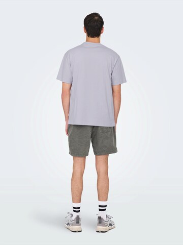 T-Shirt 'ONSFRED' Only & Sons en violet