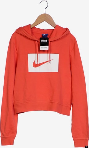 NIKE Kapuzenpullover M in Orange: predná strana