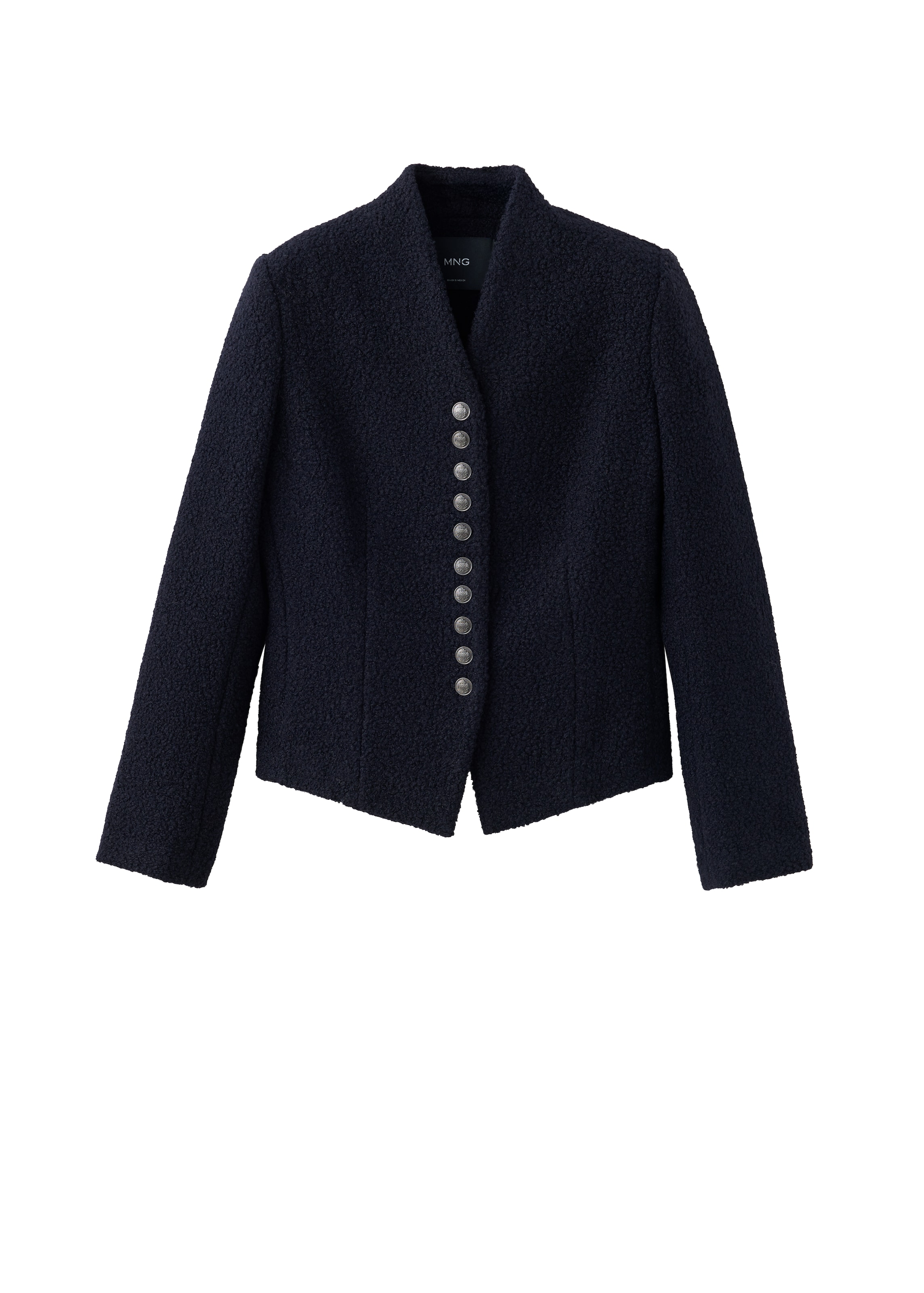 Veste mi-saison 'LARIS' MANGO en bleu : devant