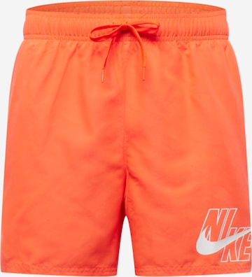 Nike Swim Athletic Swim Trunks 'Lap 5' in Red: front