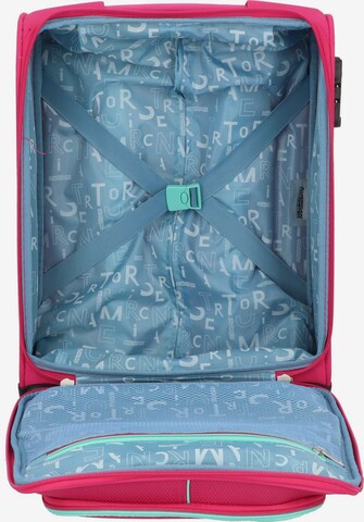 American Tourister Trolley in Roze