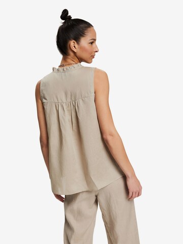 ESPRIT Bluse in Beige