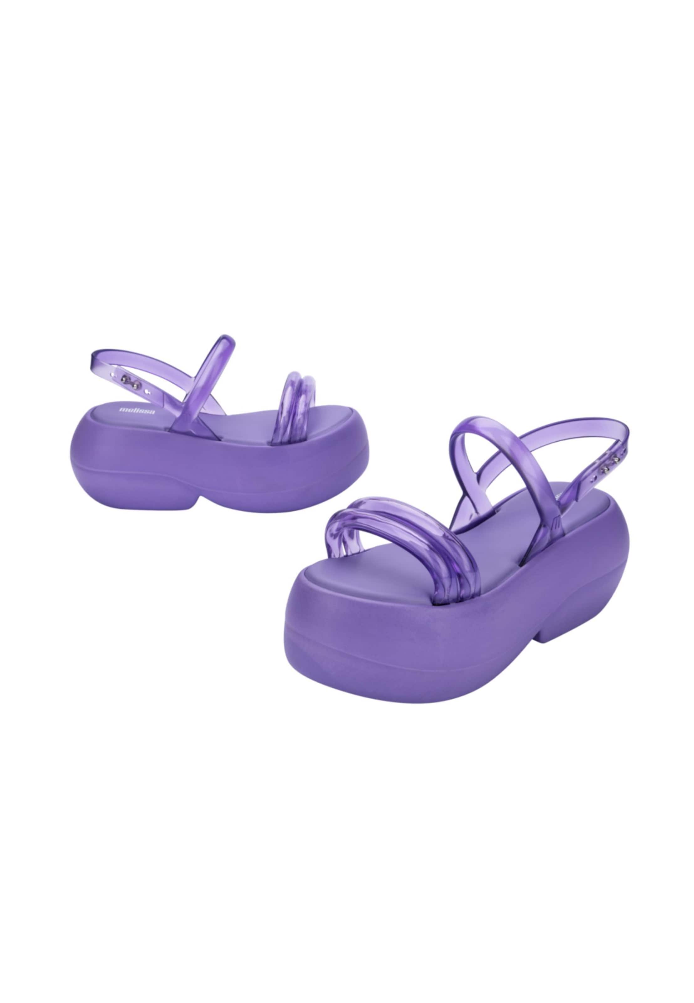MELISSA Sandalen met riem in Lila: voorkant